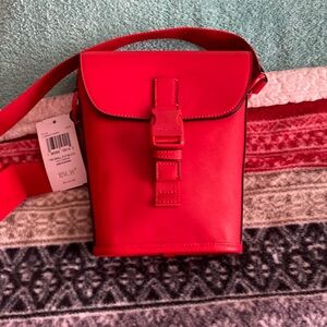 Coach Track Bag—Bright Poppy